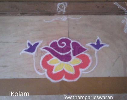 Rangoli: margazhi kolam