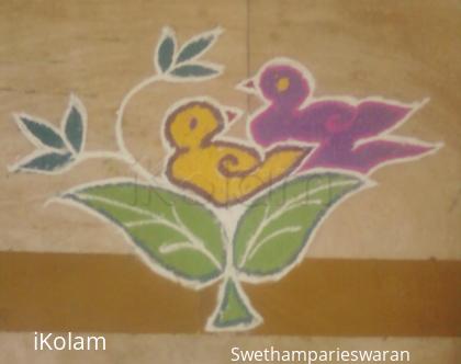 Rangoli: apartment kolam