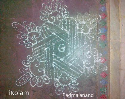 Rangoli: dotted kolam