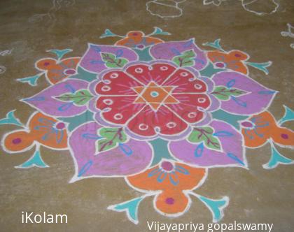 Rangoli: free hand rangoli