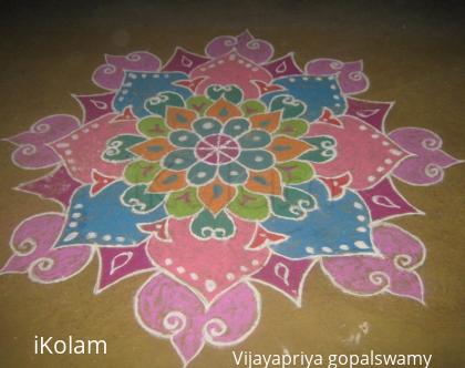 Rangoli: my pongal rangoli