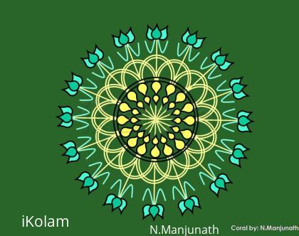 Rangoli: Kolam - by using power point