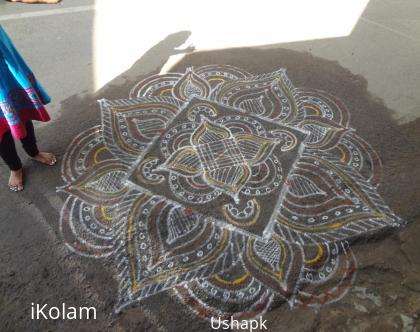 Rangoli: Freehand kolam