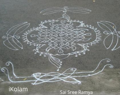 Rangoli: Krishnashtami kolam