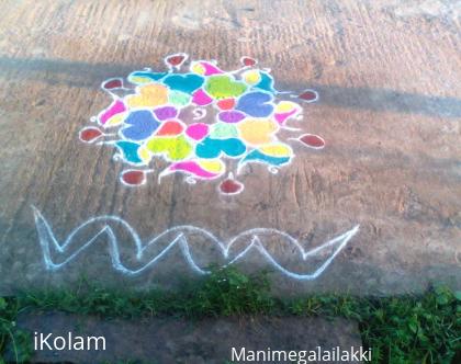 Rangoli: my diwali rangoli