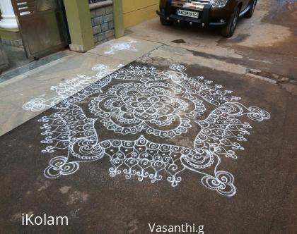 Rangoli: free hand rangoli