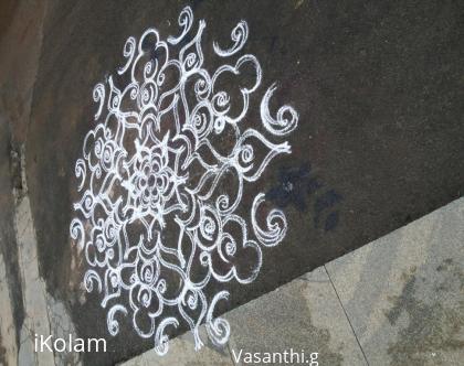 Rangoli: free hand rangoli