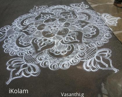 Rangoli: new year rangoli