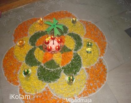 Rangoli: pookolam