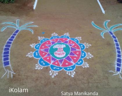 Rangoli: Pongal pot