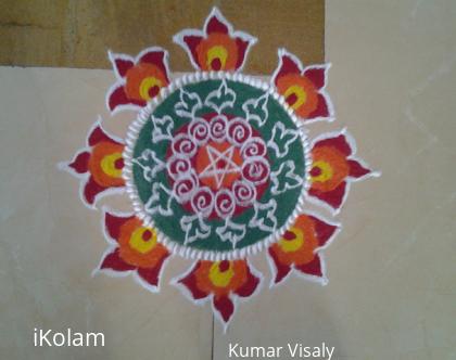 Rangoli: Simple rangoli