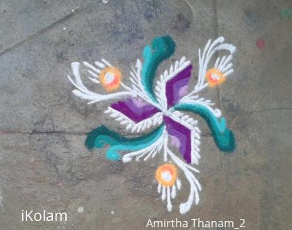 Rangoli: simple kolam