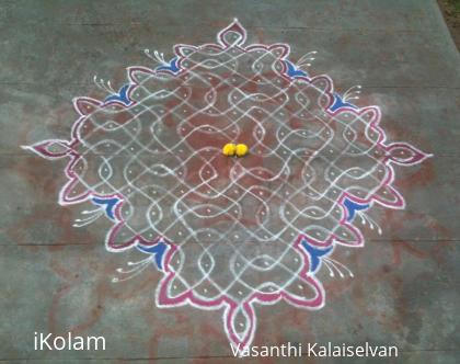 Rangoli: marhazhi kolam