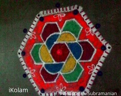 Rangoli: margazhi kolam