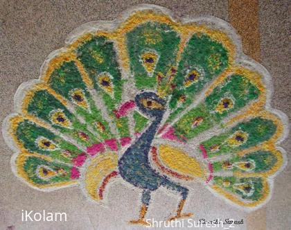 Rangoli: Peacock