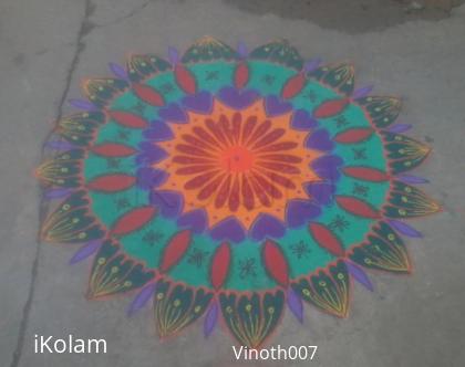 Rangoli: pongal kolam