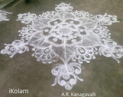 Rangoli: freehand rangoli