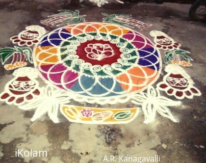 Rangoli: A.R.Kanagavalli pongal rangoli