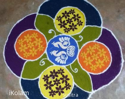 Rangoli: Margali special kolam