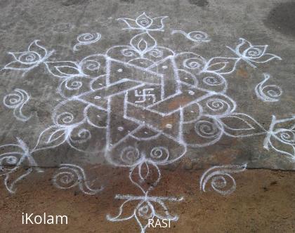 Rangoli: Free hand rangoli