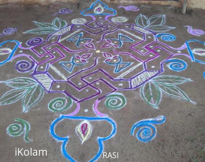 Rangoli: Free hand rangoli