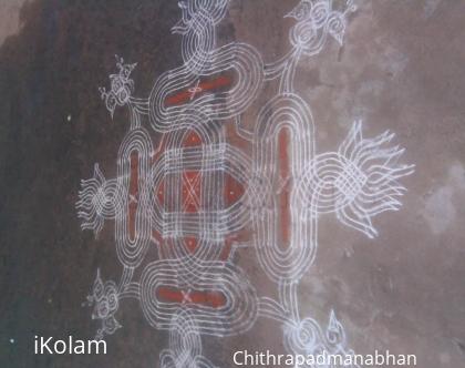 Rangoli: welcome onam