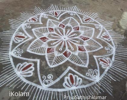 Rangoli: navarathri kolam