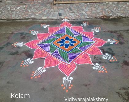 Rangoli: Free hand rangoli