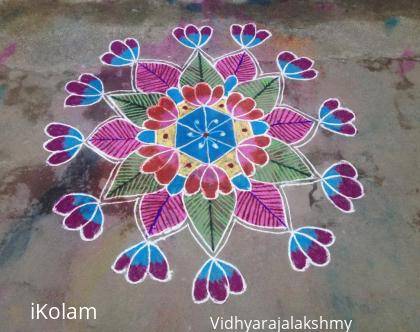 Rangoli: Flowers!!