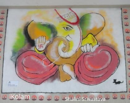 Rangoli: Ganpati Rangoli