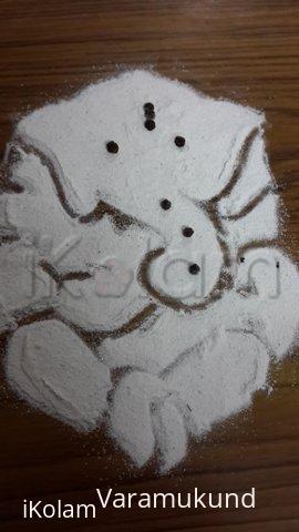 Rangoli: Lord Ganesha