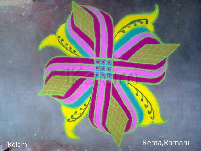 Rangoli: colourful padikolam