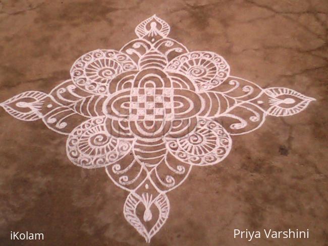 Rangoli: Simple kolam