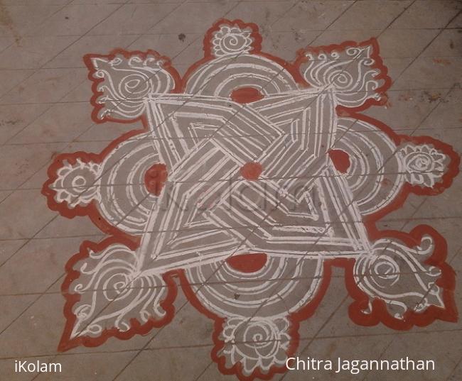 Rangoli: Rainy day kolam