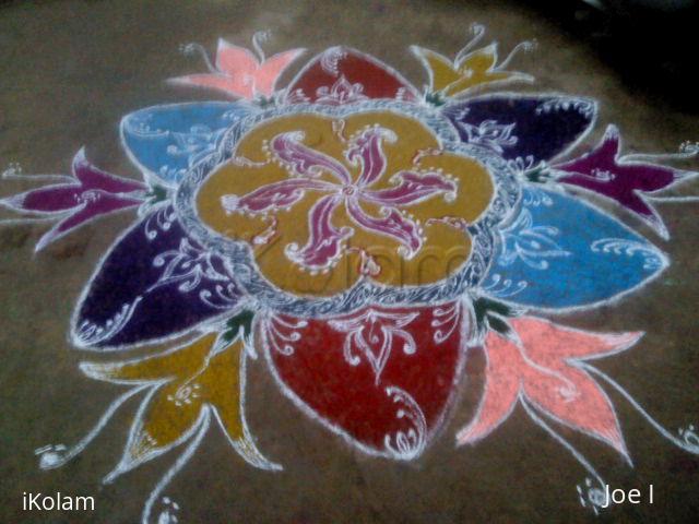 Rangoli: flowers