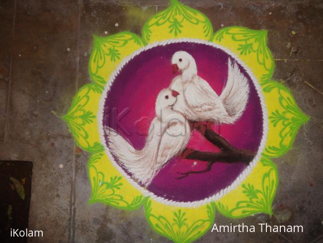 Rangoli: dove