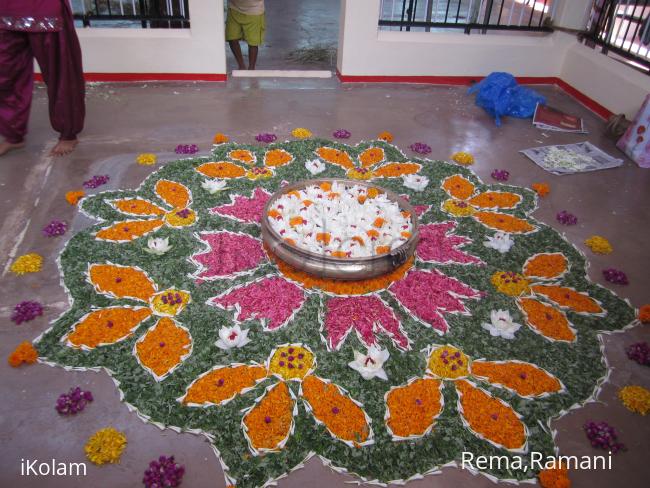 Rangoli: athapoo kolam