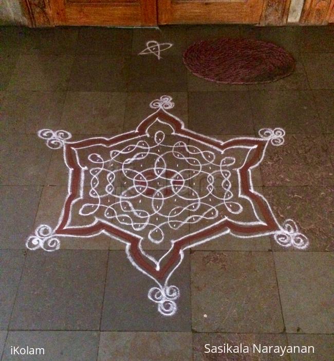 Rangoli: White n white