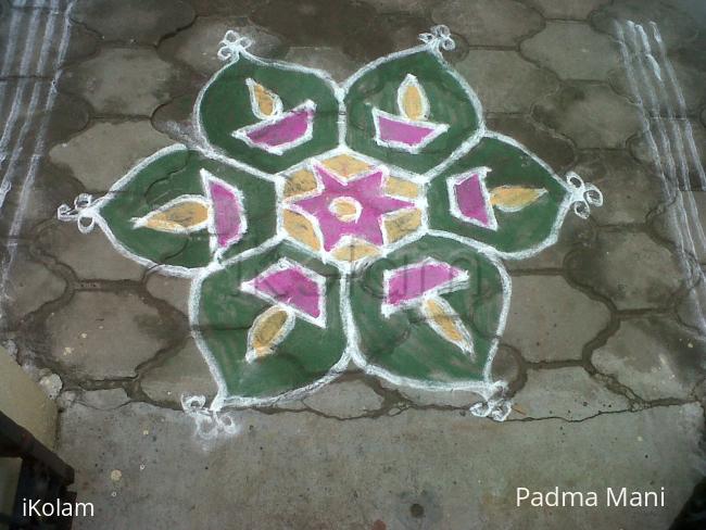 Rangoli: Margazhi simple Kolams