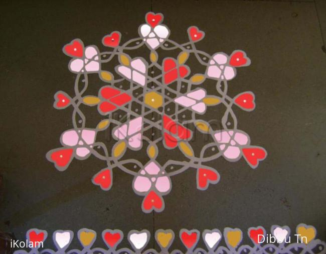 Rangoli: Valentine's Rangoli