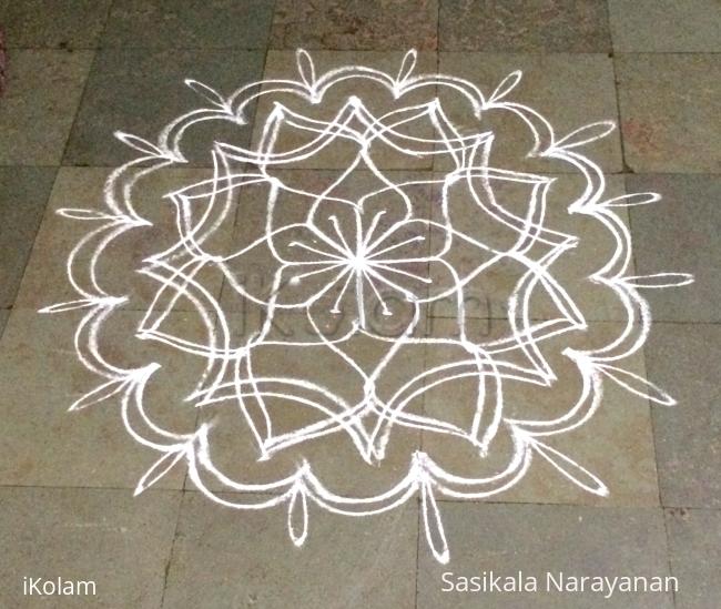 Rangoli: Tuesday kolam