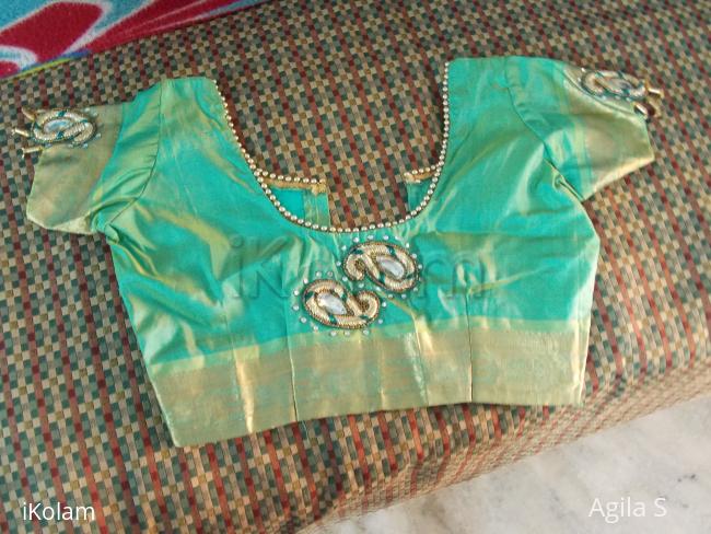 Work on blouse - 