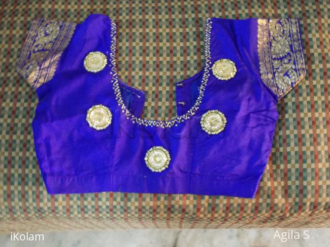 Work on blouse - 