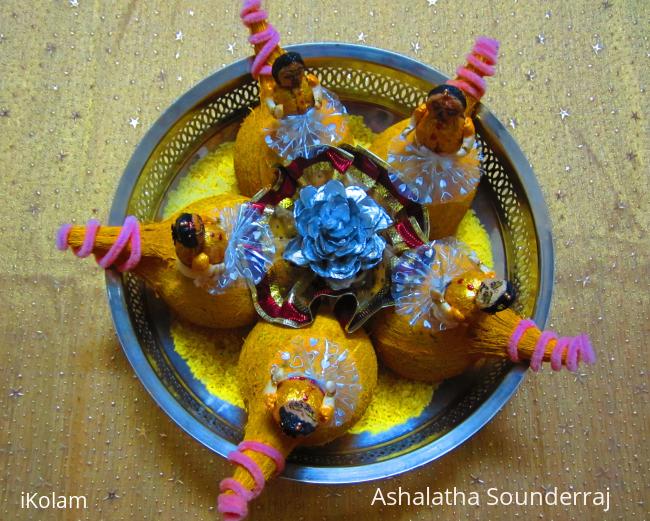 coconuts - baby shower-dry fruits decorated as babies