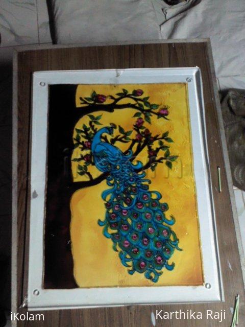 Glass Painting - Partly completed