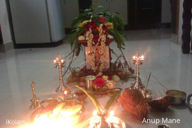 Tulsi Poojan-2012 - Complete view after pooja....