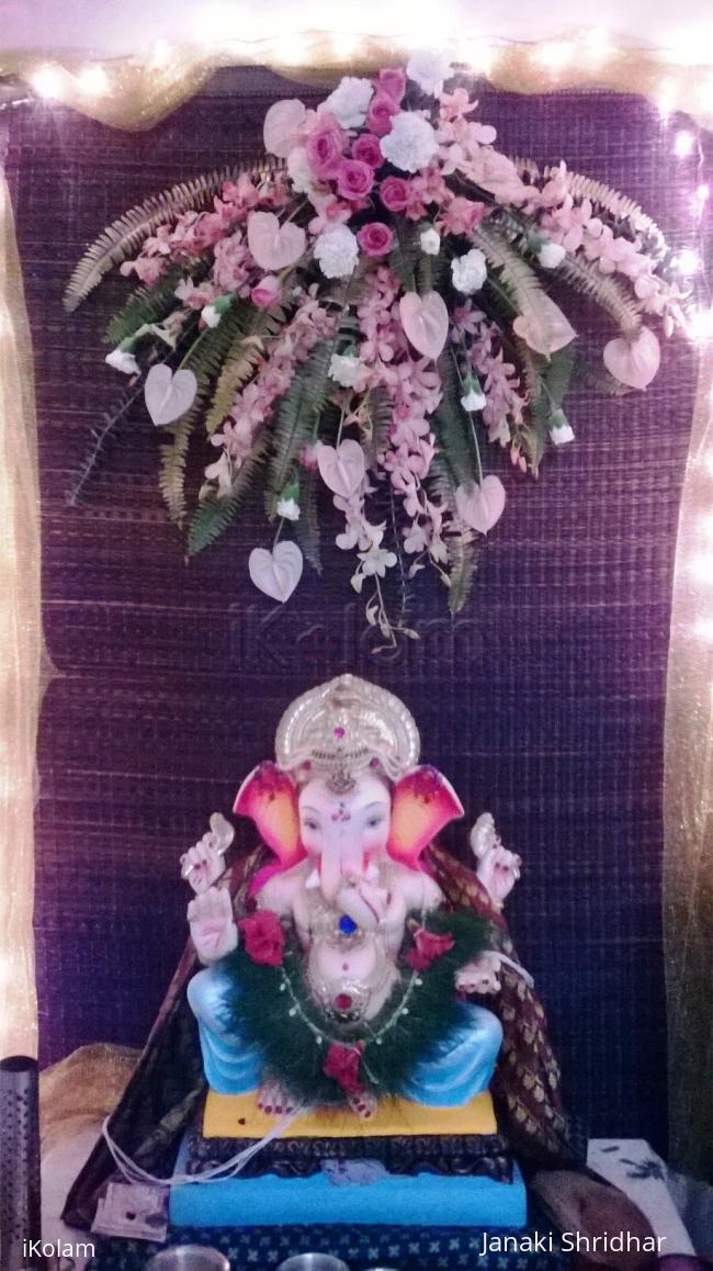 Flower arrangements - Pillaiyar Chaturthi