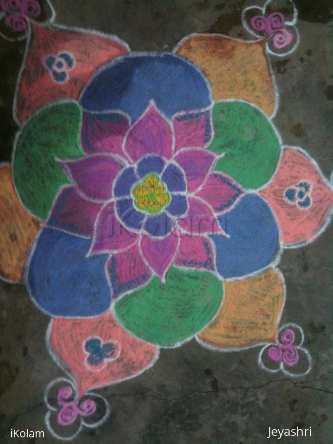 My first kolam of this season :-) - 