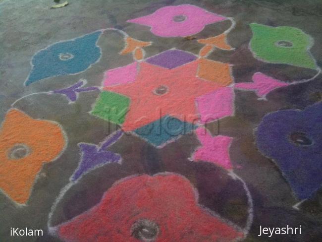 My first kolam of this season :-) - 