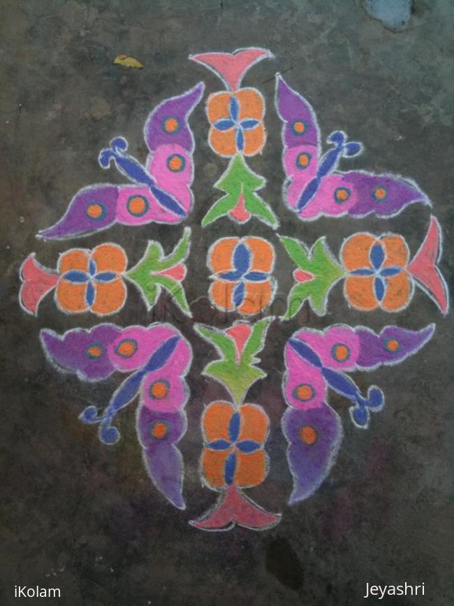 My first kolam of this season :-) - 